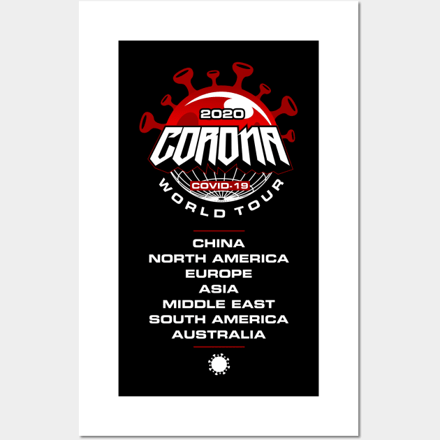 CORONA World Tour Wall Art by rizadeli